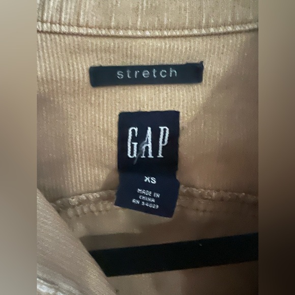 GAP Tan Corduroy Button Jacket - Picture 2 of 3